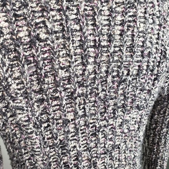 Free People asymmetric zip sweater chunky moto - Picture 5 of 13